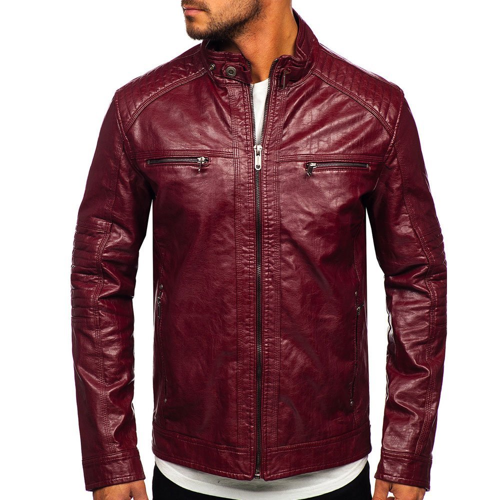 1-3-1.jpg Leather Jacket β Timeless Style, Premium Craftsmanship & Bold Attitude - Image 1