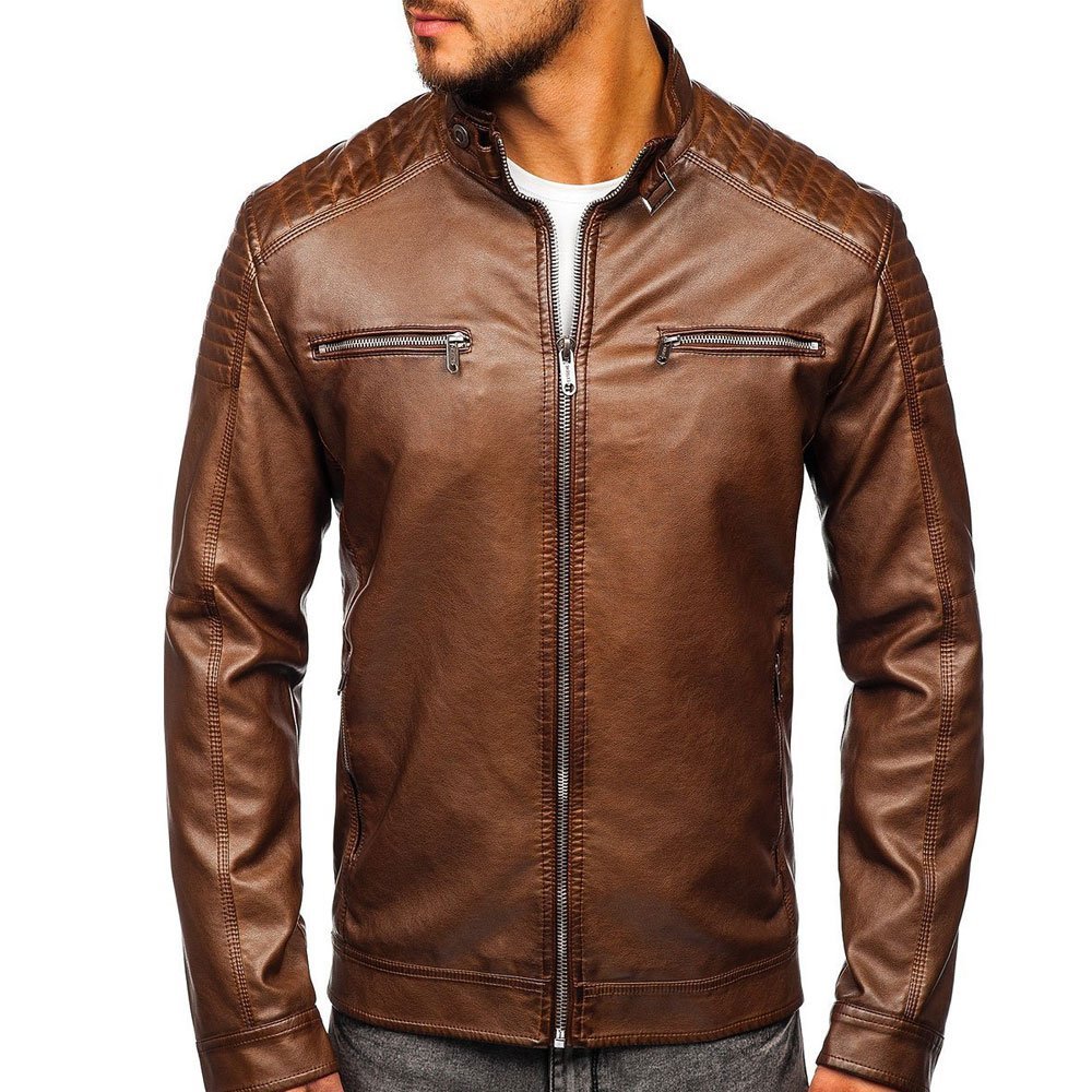 1-4.jpg Leather Jacket β Timeless Style, Premium Craftsmanship & Bold Attitude - Image 1