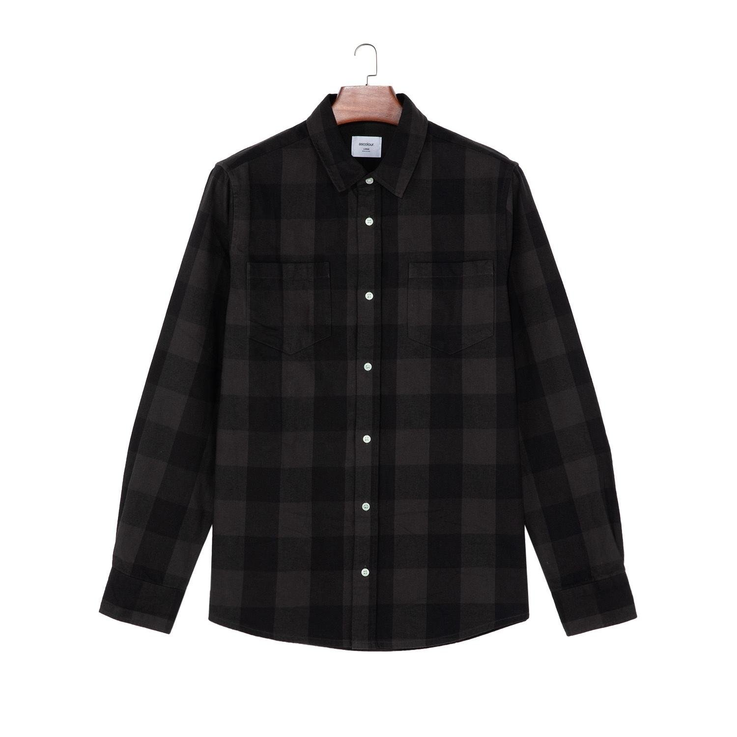 H790d2980e76c474cbd3938818a3ee946b.jpg Classic Flannel Shirt β Soft Brushed Cotton, Warm & Stylish Check Design - Image 1